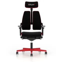 NowyStyl Gamingstuhl Xilium G Stoff Rot