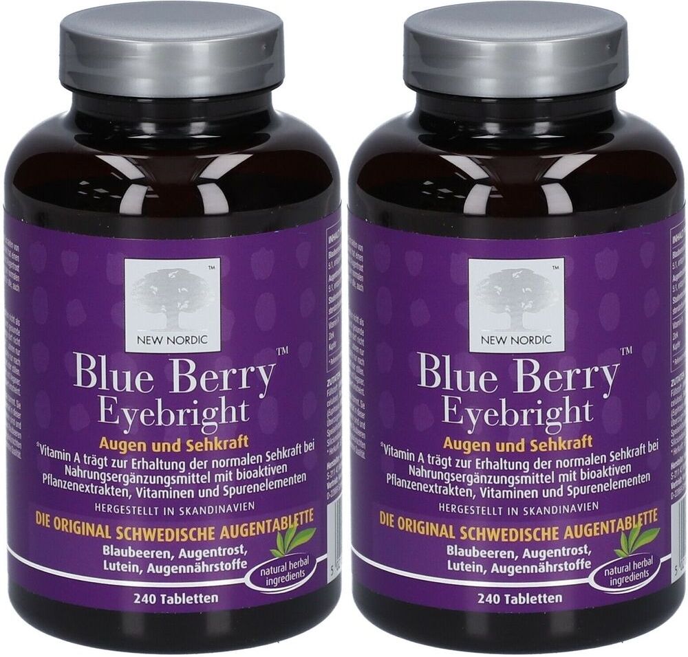 Blue Berry® Blue Berry Eyebright Tabletten 2x 2x240 St