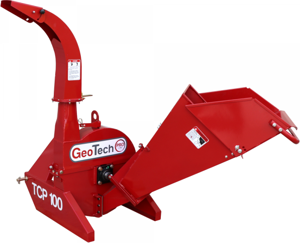 GeoTech Pro TCP 100 - Häcksler für Traktoren - Schnittdurchmesser 100 mm
