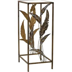 BEISTELLTISCH aus Metall, golden, 28x69cm