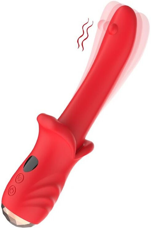 URBAN SKY Vibromasseur point G avec écran digital et silicone doux