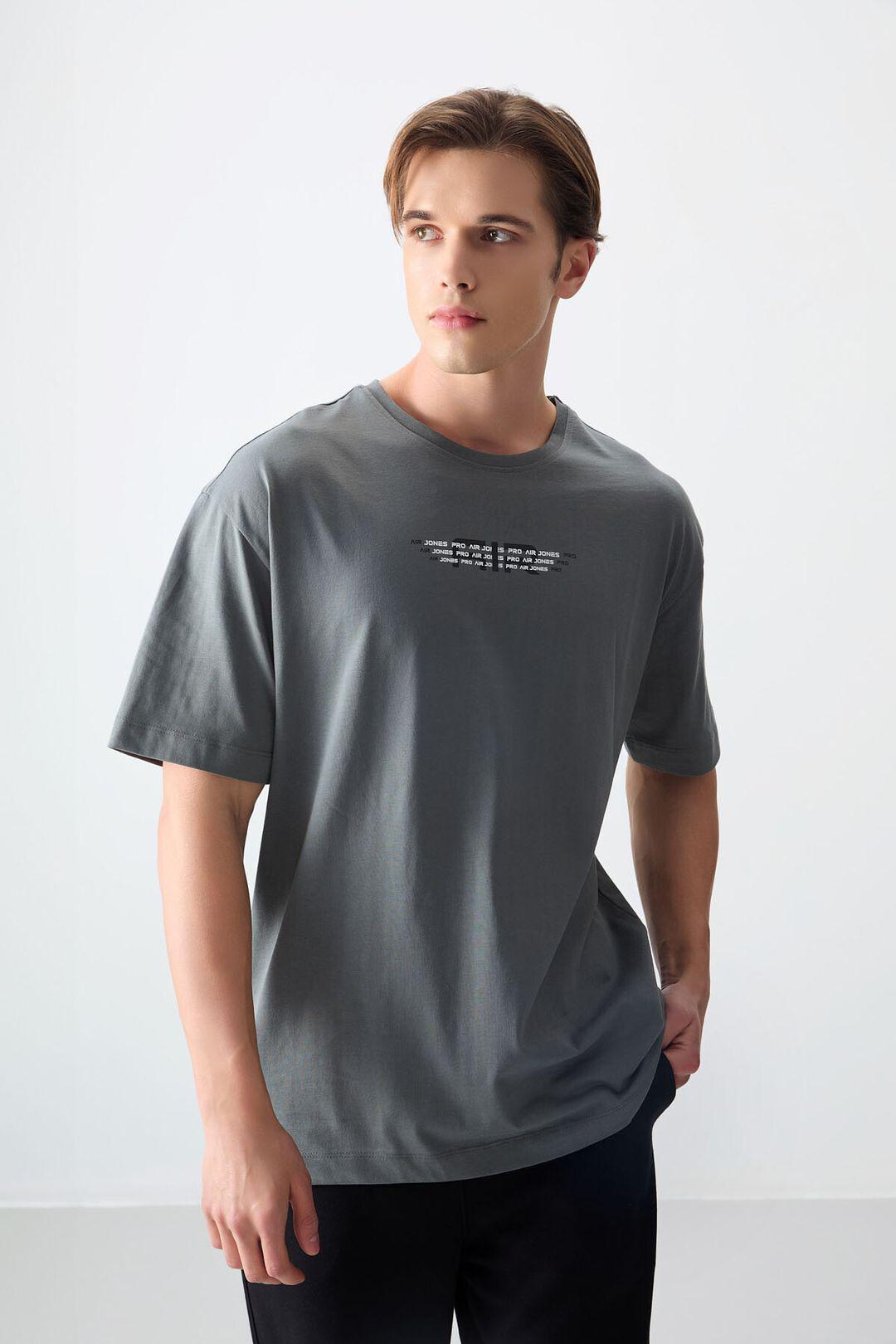 Overmaatse Katoenen Logo T-Shirt