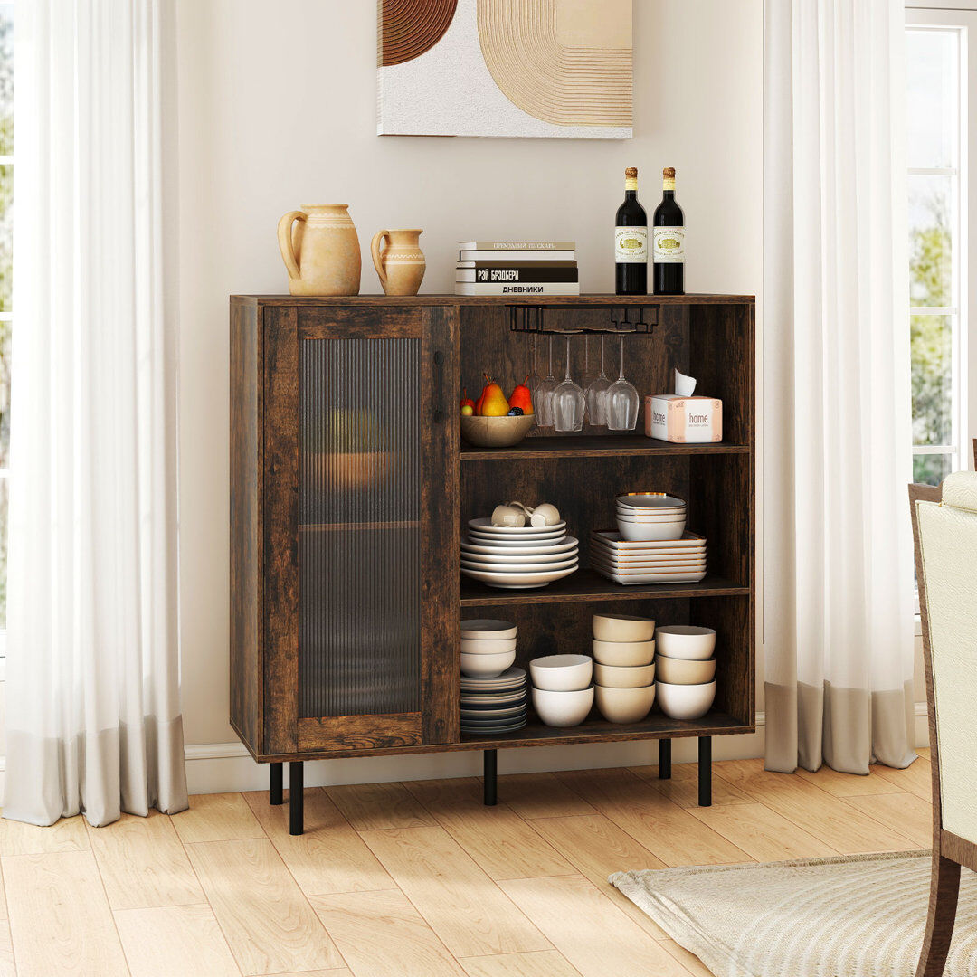 Borough Wharf 95cm Sideboard Brown 98cm H X 95cm W X 35cm D