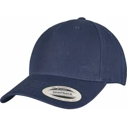 Flexfit YP Classics 5-Panel Premium Curved Visor Snapback Cap, navy