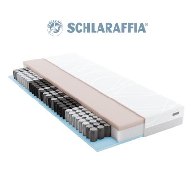 Taschenfederkernmatratze SCHLARAFFIA "myNap,Premium Matratze,Testsieger Stiftung Warentest 10/2023, Note 1,6", weiß, B:120cm H:19cm L:200cm, Bezug: 100% Polyester. Bezug (unten): 96% Polyester, 4% Polypropylen, Matratzen, Taschenfederkernmatratze,...