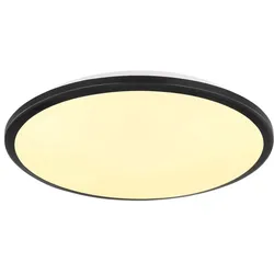 Deckenleuchte Wohnzimmerleuchte Deckenlampe Küchenleuchte schwarz LED D 35 cm