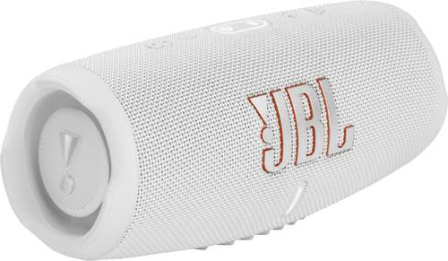 JBL CHARGE 5 Bluetooth Lautsprecher Outdoor, Wasserfest, USB Weiß