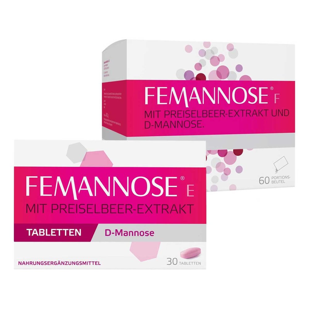 MCM KLOSTERFRAU Vertr. GmbH Femannose E Tabletten (30 stk) & Femannose F Granulat (60 stk) 08105919