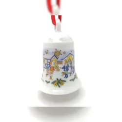 DKG utils Hutschenreuther Porzellan Weihnachtsglocke Glocke 1985 ohne Originalverpackung