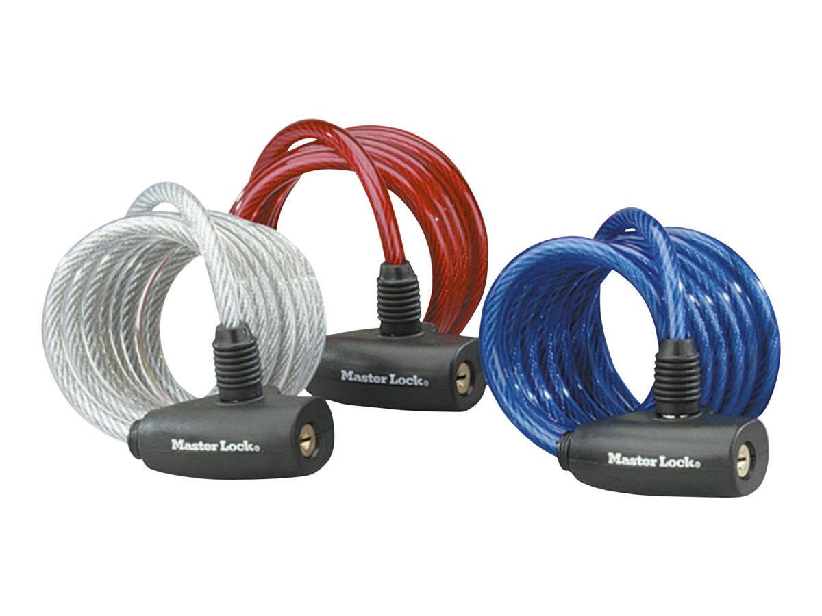 Master Lock® Fahrradschlösser 1.8 m mehrfarbig 8127EURTRI