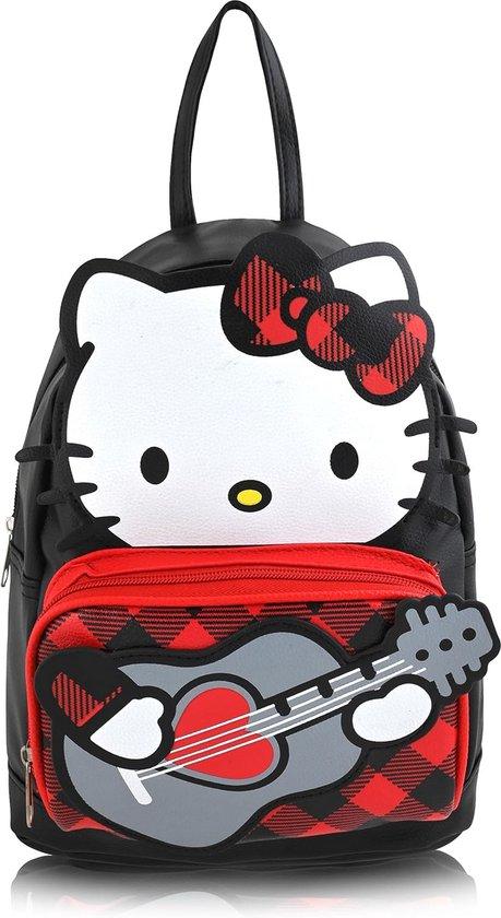 Süßer Mini-Rucksack für Mädchen mit Hello Kitty-Motiv - Kleiner Schul- und Reisetasche mit verstellbaren Trägern