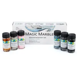 Kreul Marmorierfarben "Chalky Living", 6x 20 ml