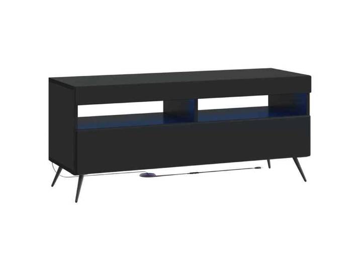 Nouveau Meuble TV LED Noir Bois d'ingénierie poids:18.87 kg_2215