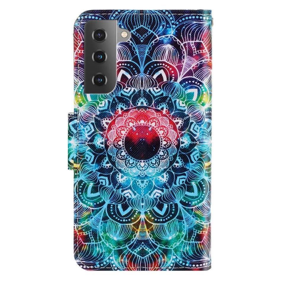 Cover-Discount Galaxy S22+ - Leder Hülle Etui Mandala (Samsung Galaxy S22+) (101240502D)