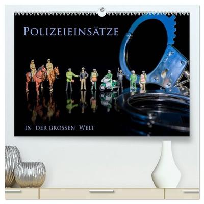 Polizeieinsätze, in der großen Welt (hochwertiger Premium Wandkalender 2027 DIN A2 quer), Kunstdruck in Hochglanz