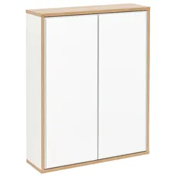 Spiegelschrank "Finn" , weiß, eiche