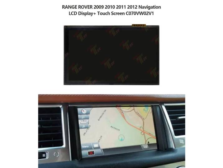 Écran LCD de Navigation pour RANGE ROVER 2009 2010 2011 2012 avec écran tactile C070VW02V1