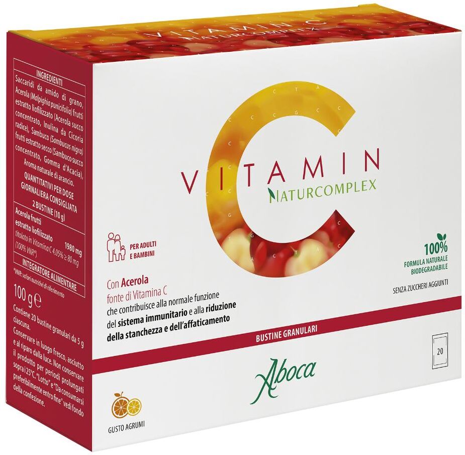 ABOCA SpA SOCIETA' AGRICOLA Vitamin C Naturcomplex, 20 Bustine