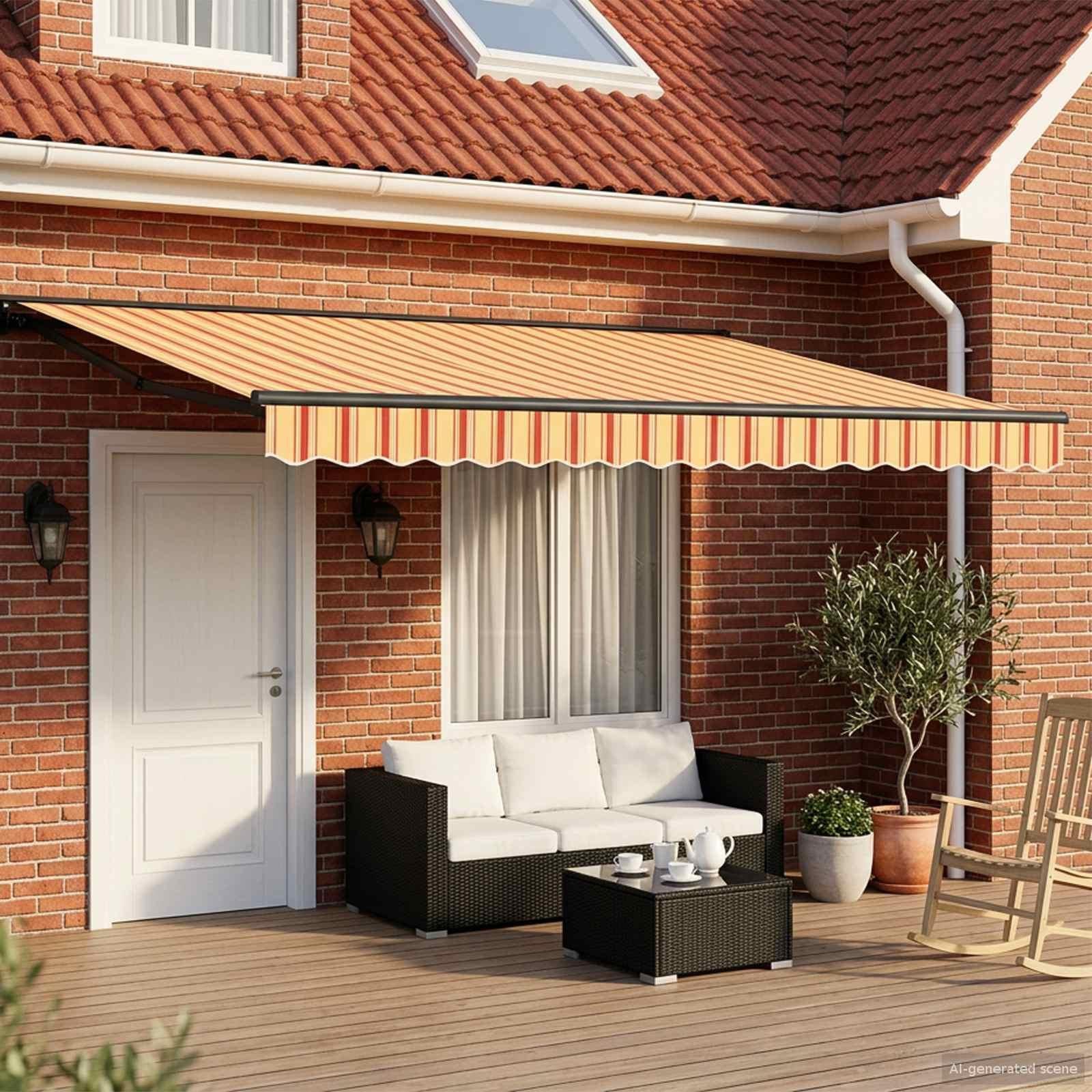 vidaXL Handmatige markeerkader met LED-verlichting, 4 x 3 meter