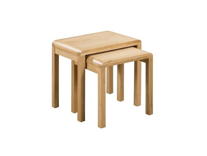 Julian Bowen Curve Satztisch, 2 Stück, Eiche