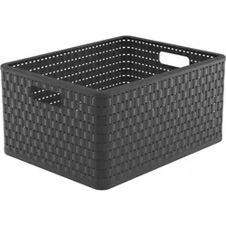 ROTHO  Country Aufbewahrungskorb "Country" 28 l anthrazit
