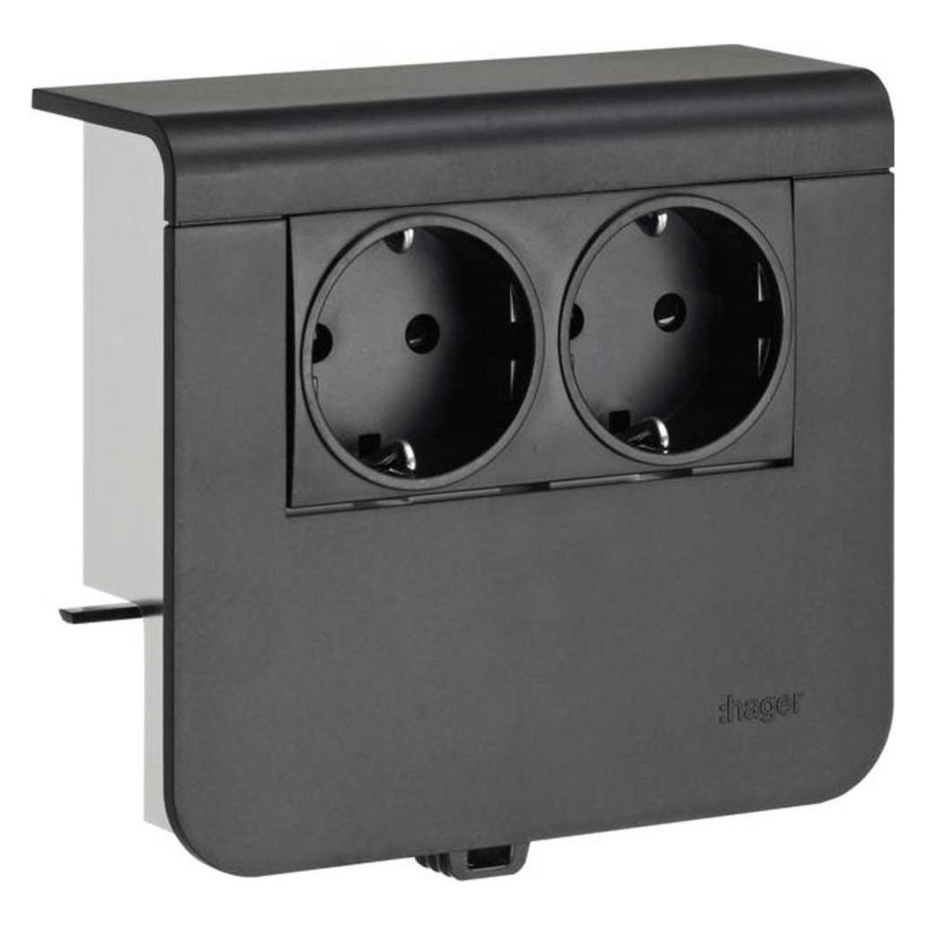 Hager SL200559009011 - Graphit - Kunststoff - CE - 130 mm - 115 mm (SL200559009011)