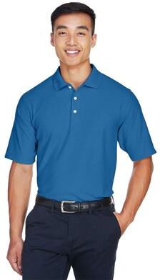 Devon & Jones DG150 Men's DRYTEC20 Performance Polo Shirt in French Blue size 2XL