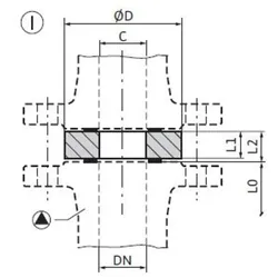 Wilo Mechanisches Zubehör Flansch-Zwischenstutzen F11 PN6