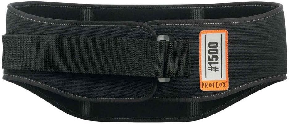 Ergodyne ProFlex 1500 Weight Lifters Style Back Support Brace Black - Large