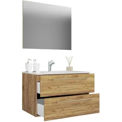 Badezimmer Badinos 3-tlg. Honig Eiche