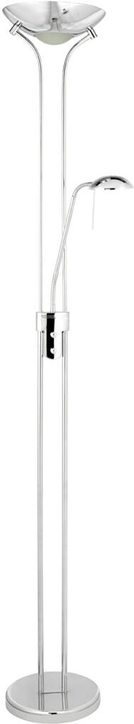 ClassicLiving Vamyr 180 H cm Torchiere Floor Lamp Chrome 180cm H X 25.4cm W X 25.4cm D