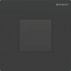 Geberit Typ 20 UR-Strg., eckig, elektron. Sp. Batteriebetrieb, schwarz matt