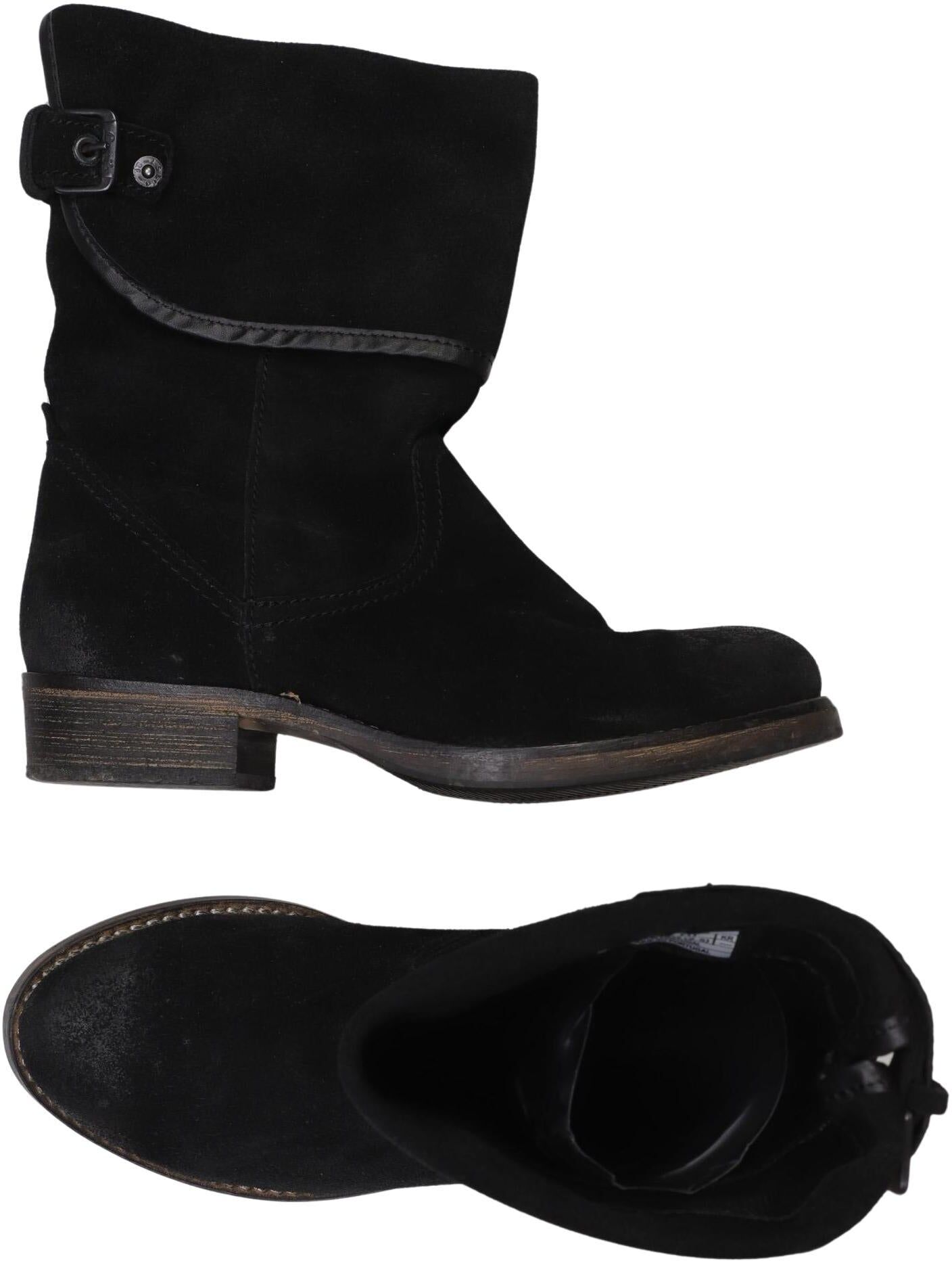 Levis Damen Stiefel, Schwarz, Gr. EU 37, kein / Etikett - Second Hand