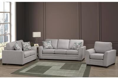 Reeves 3 Pieces Fabric Living Room Set