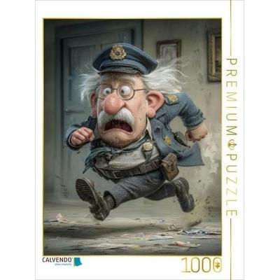 CALVENDO Puzzle Polizist | 1000 Teile Lege-Größe 64x48cm Foto-Puzzle für glückliche Stunden