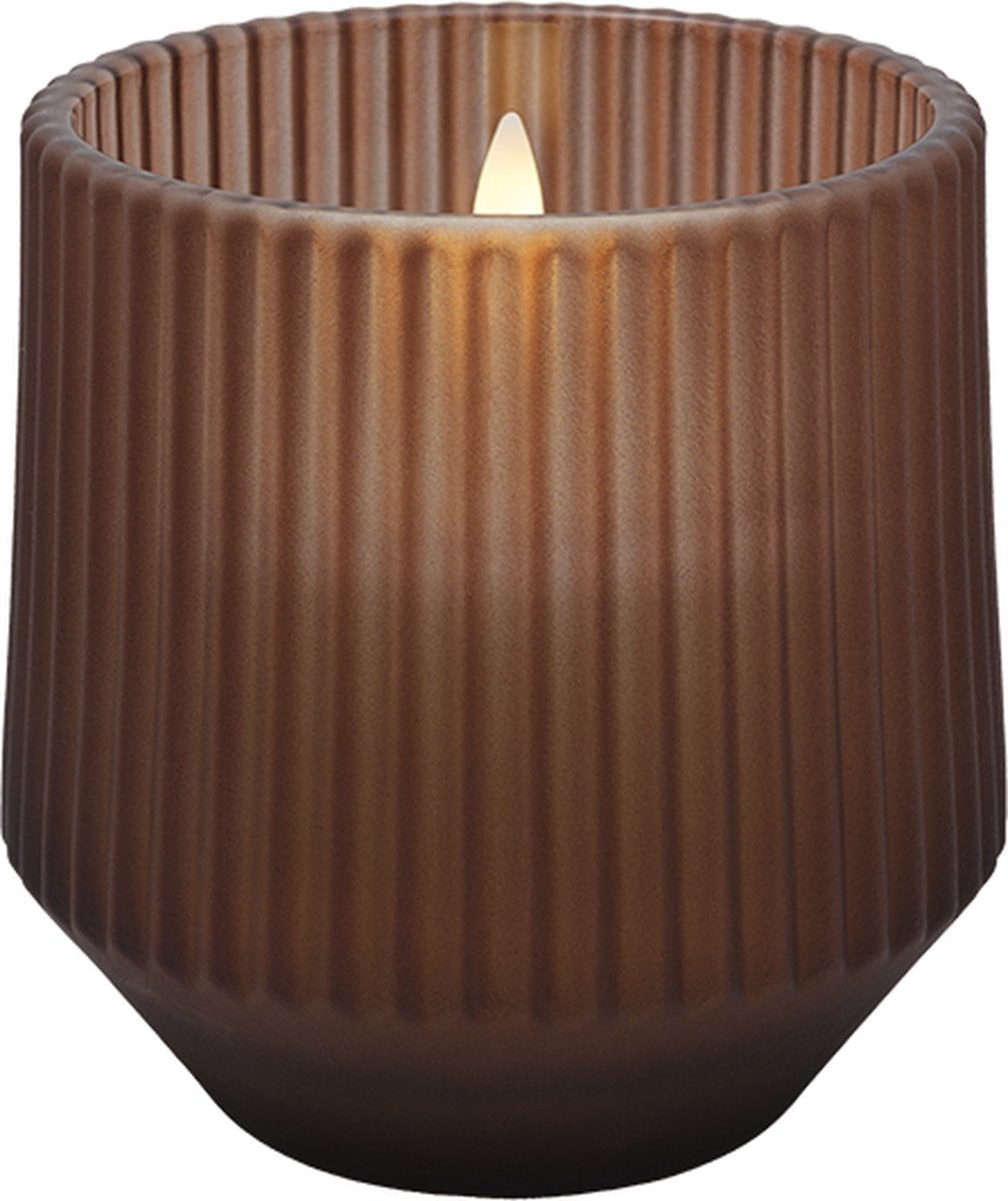Uyuni LED geurkaars Awaken Bruin H 9,5 cm x B 8,5 cm