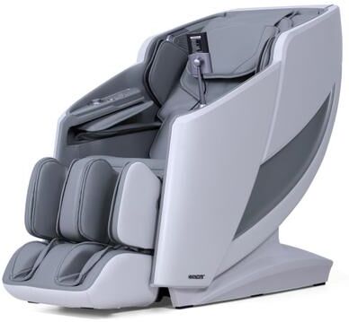 Costway Full Body Zero Gravity Massage Recliner with Airbags and Foot Rollers-Gray