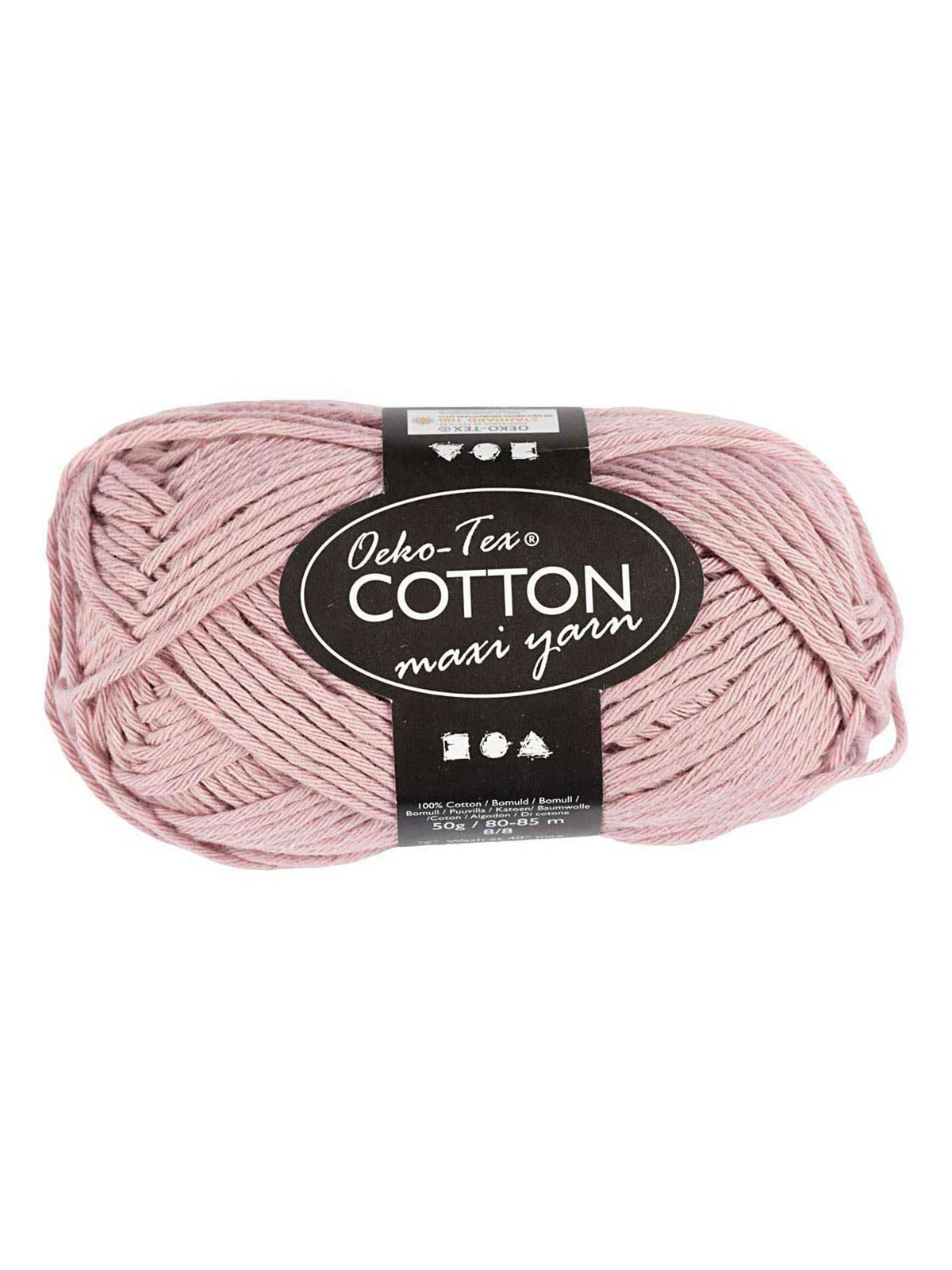 Creativ Company Cotton yarn Size 8/8 L: 80-85 M Lavender - 50gr.