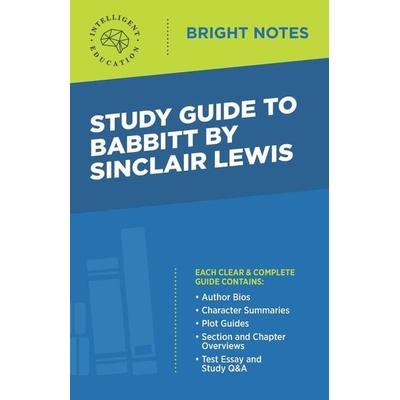 Study Guide to Babbitt by Sinclair Lewis, Taschenbuch von , Dexterity, 978-1-64542-394-2