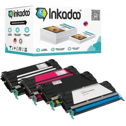 Inkadoo, Toner, Toner kompatibel mit Lexmark C734A2YG Toner