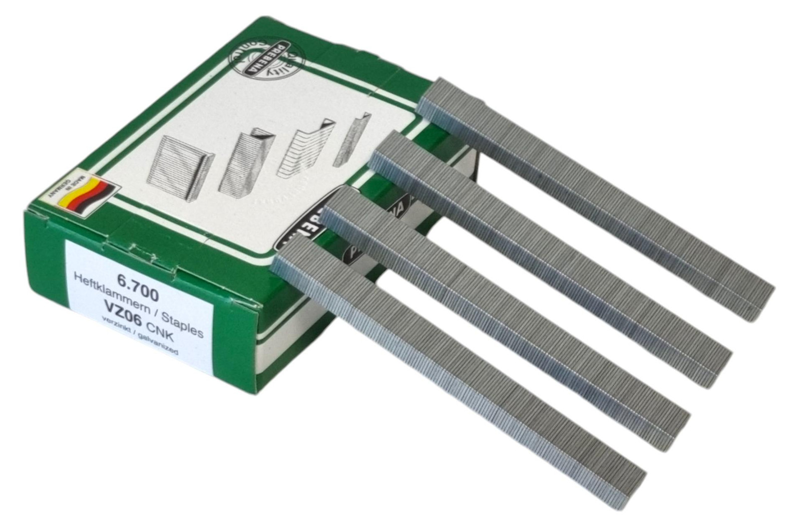 Prebena Heftnieten klem VZ06 CNK, 1 stuk