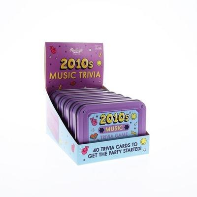 2010s Music Trivia Game CDU of 6, von Ridley's Games, Abrams & Chronicle, 978-1-79722-966-9
