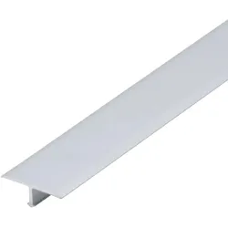Übergangsprofil T-Form Aluminium silber matt T-Profil (B= 25 mm, L= 250 cm)