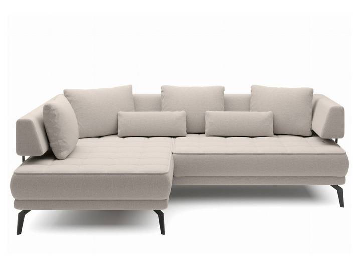 Friderik-EU Ecksofa GIOTTO elektrisch verstellbare Sitztiefe 242 cm Elfenbein