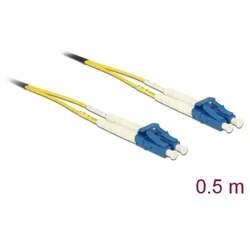 DELOCK Kabel LWL LC > LC Singlemode OS2 0,5m