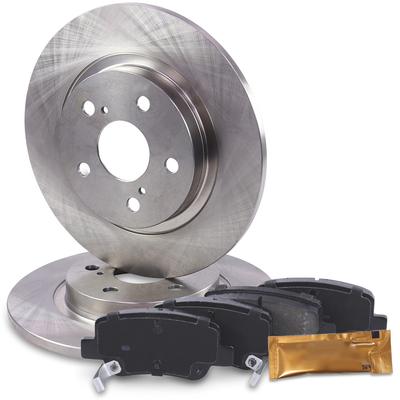 Atec Bremsscheiben + Bremsbeläge Hinterachse Voll [Hersteller-Nr. 40577868] für Toyota