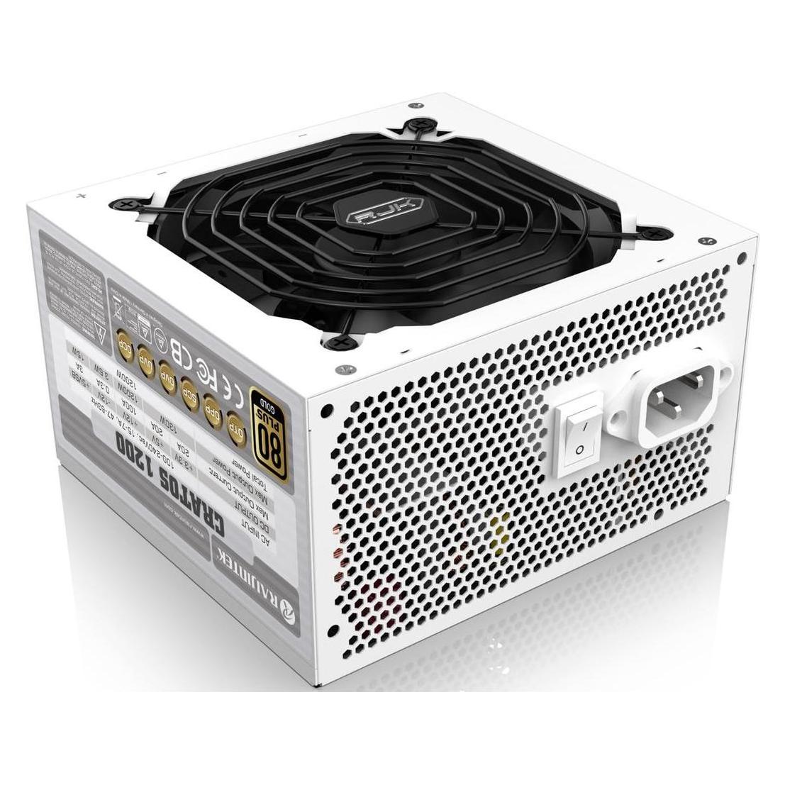 Raijintek CRATOS 1200 WHITE (weiss, Kabel-Management, 1200 Watt) (1200 W) (0R30B00004)