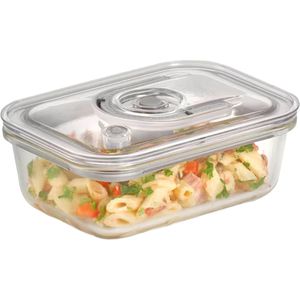 Caso Vakuumbehälter VacuBoxx EM, 1191, aus Glas, mit Tritandeckel & Datumseinstellung, 0,6 Liter