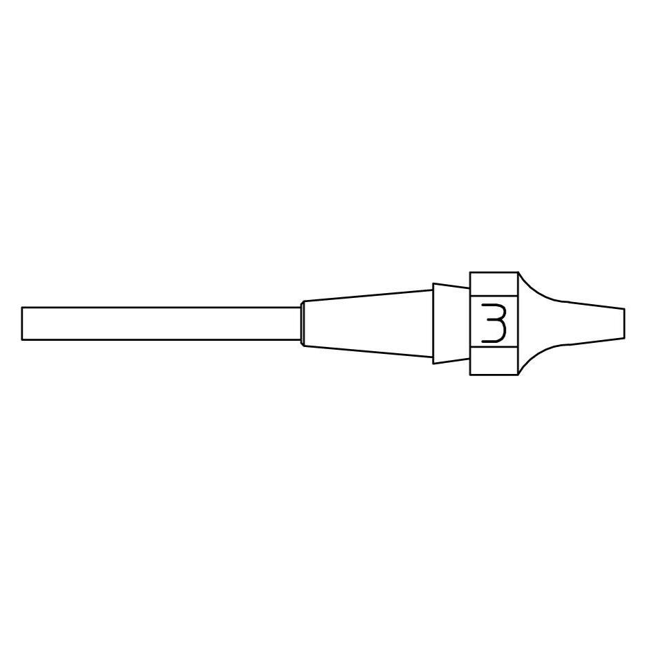 Weller Erem Saugdüse Serie XDS, XDS 3/1,0 mm, 2,3 mm (T0051325299)