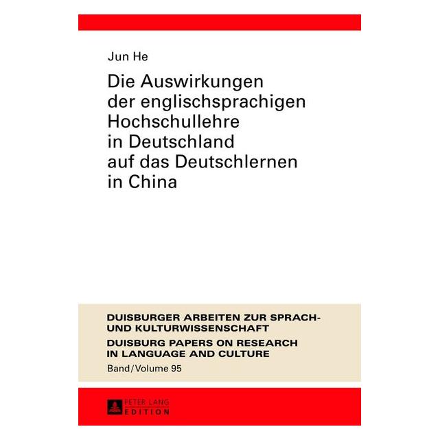 Peter Lang He:Die Auswirkungen der englischsprachi (Deutsch, Hardcover, Jun He) (67836212)